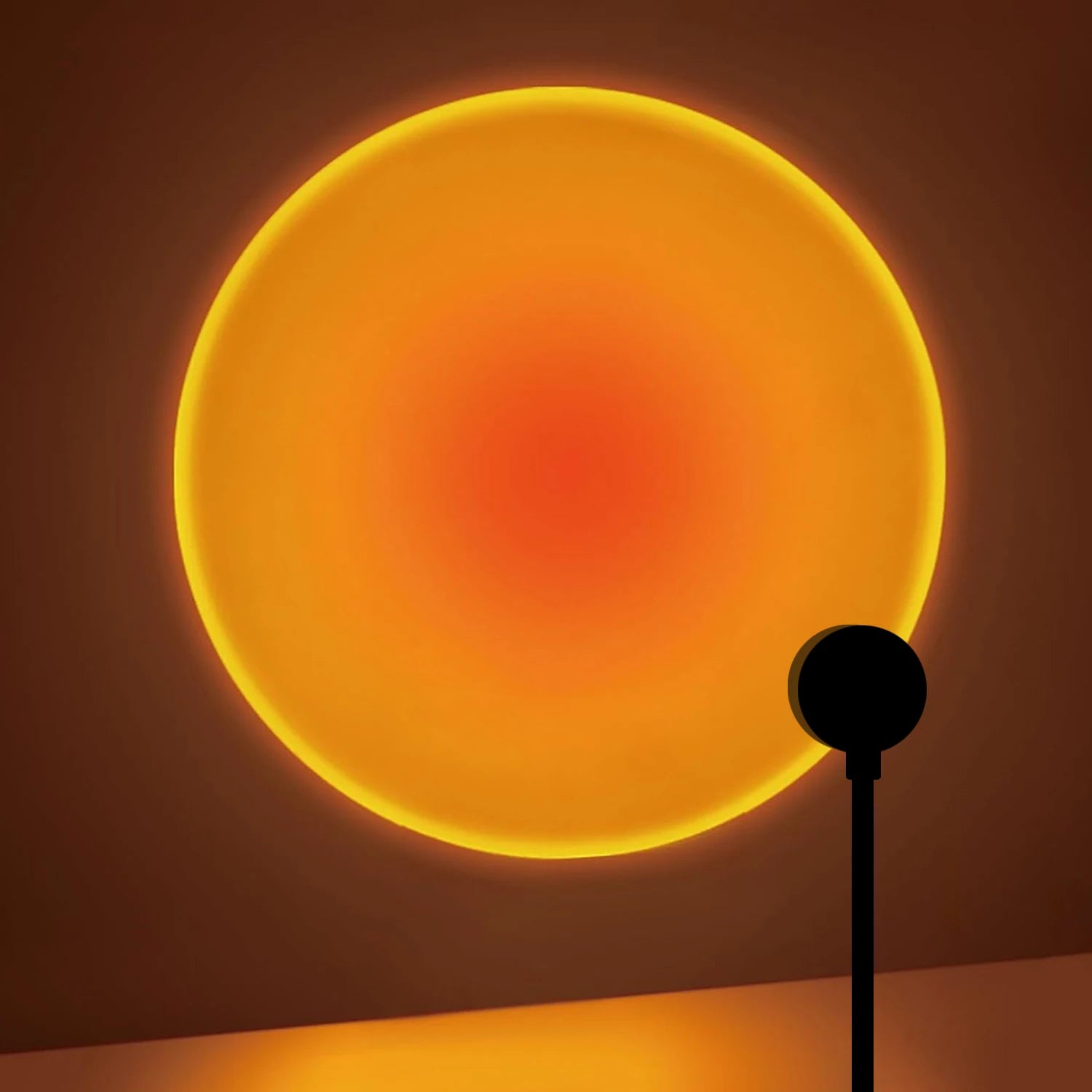 Projecteur de coucher de soleil, lampe d'ambiance décorative.